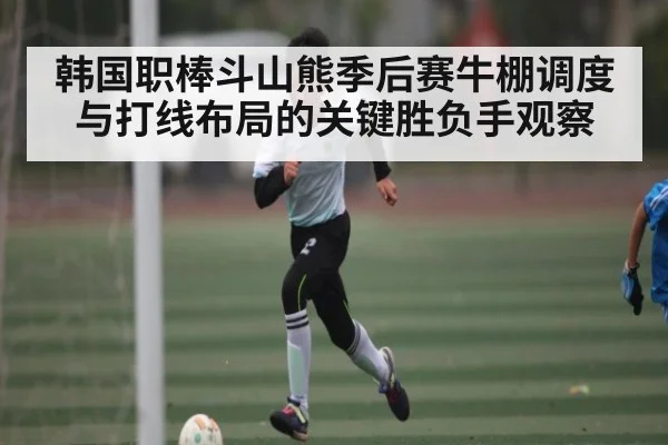 韩国职棒斗山熊季后赛牛棚调度与打线布局的关键胜负手观察